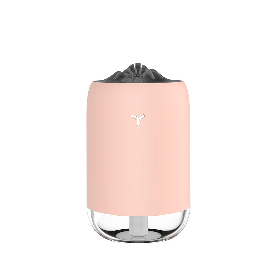 Flame humidifier in pink