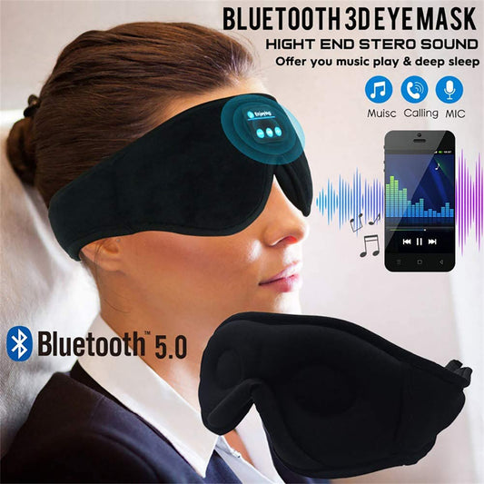 Wireless Bluetooth blackout sleep mask - main product photo