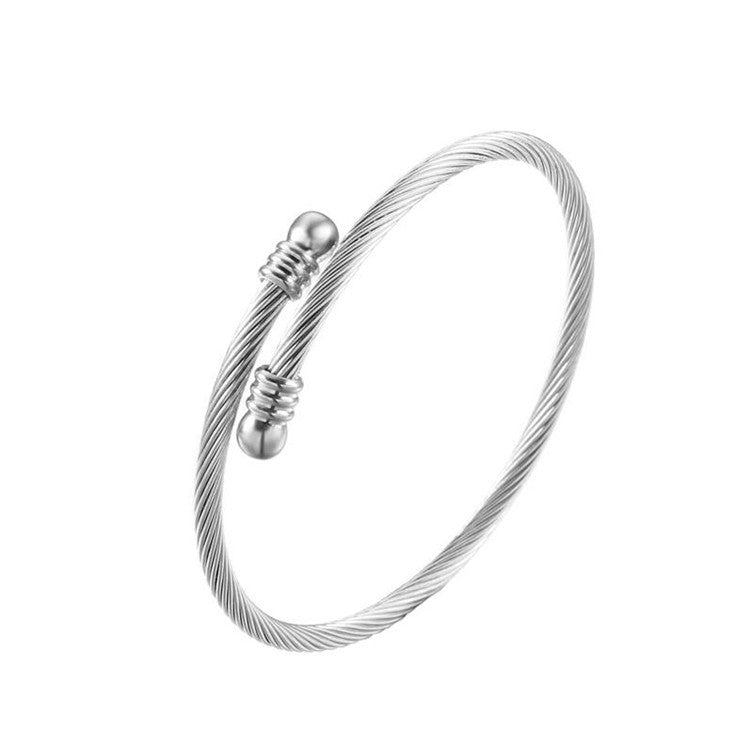 Titanium steel bracelet clasp detail