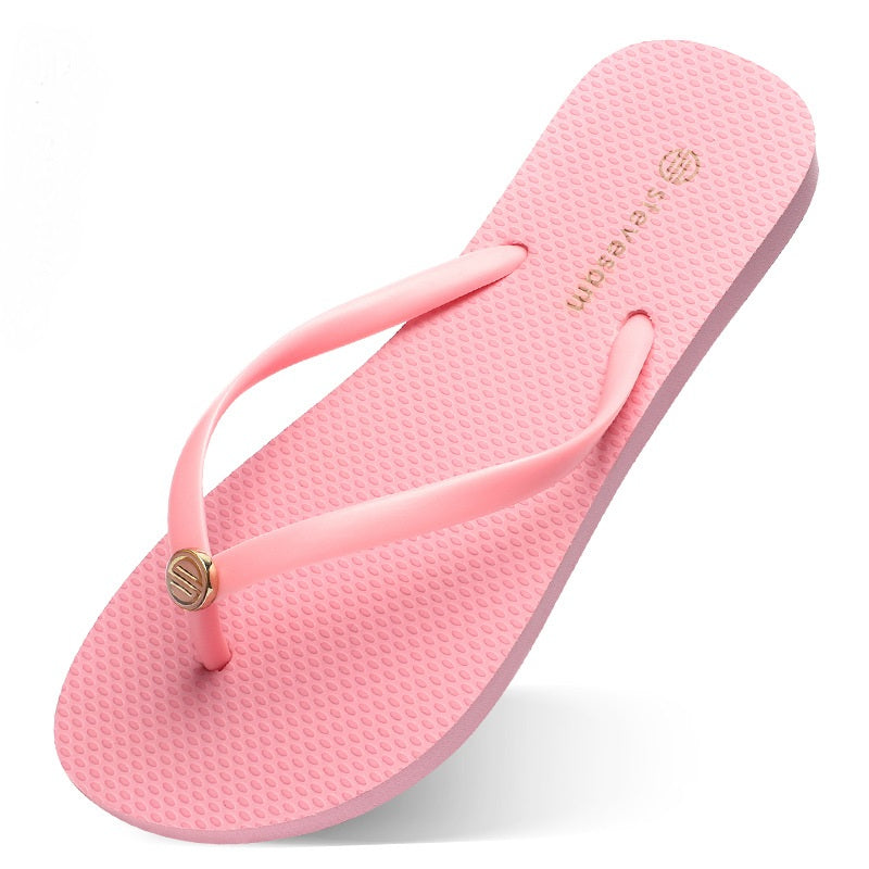 Women's flat-heel beach slipper - product photo 6