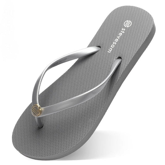 Women's flat-heel beach slipper - product photo 2