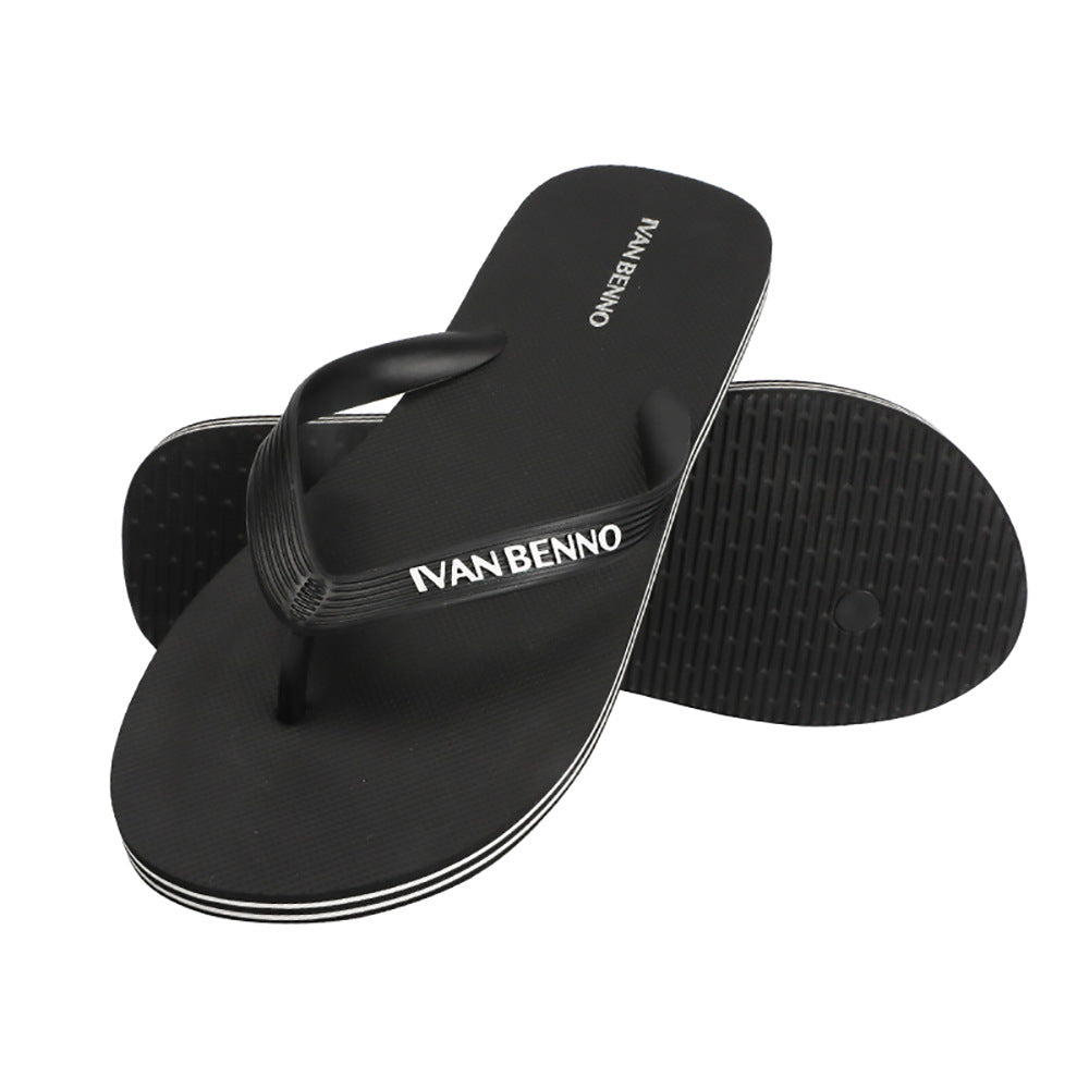 Men's anti-slip rubber beach shoes - being worn