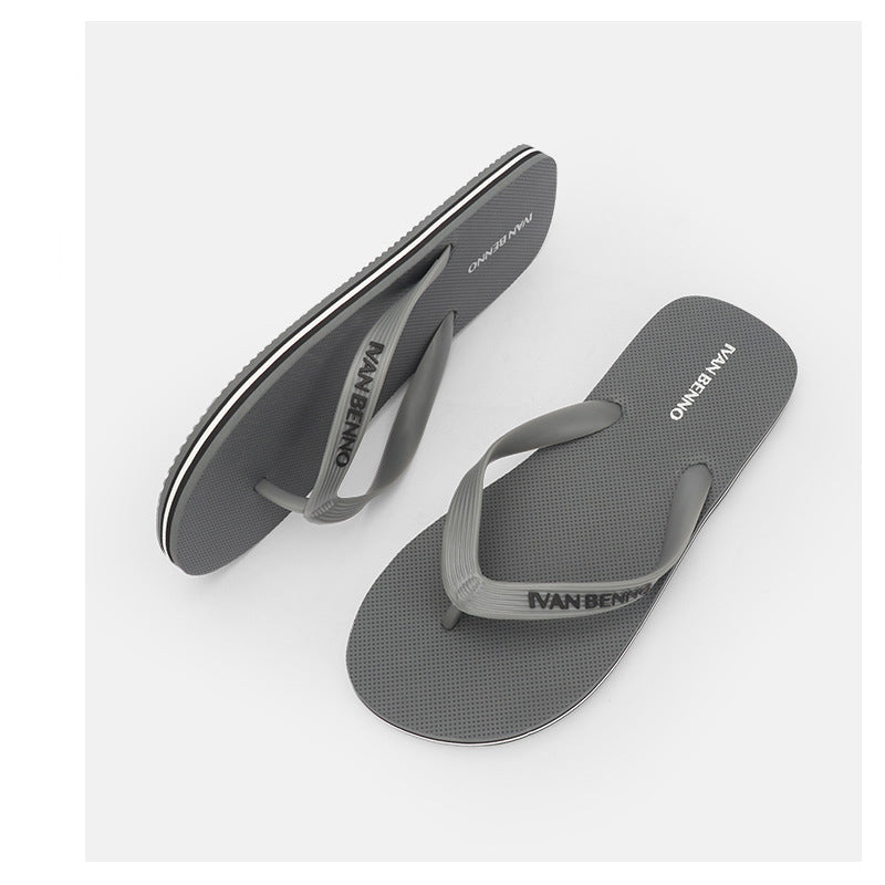 Men's anti-slip rubber beach shoes - top view