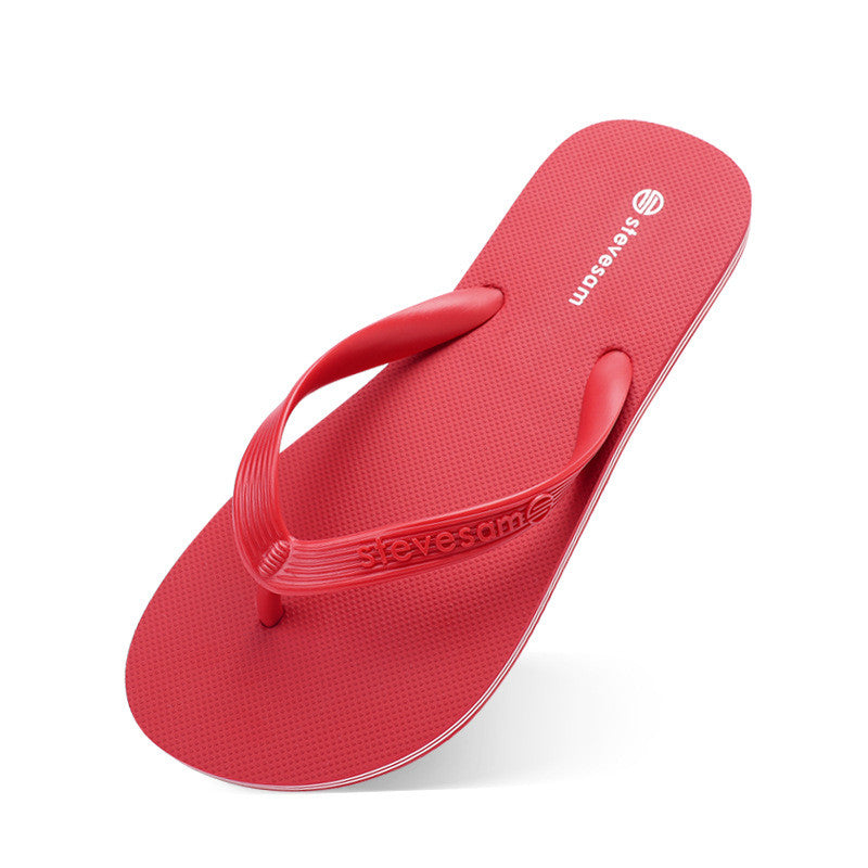 Non-slip beach flip-flops - top view