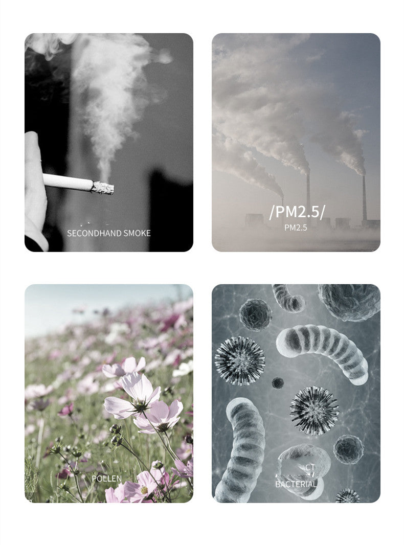 USB air purifier size dimensions