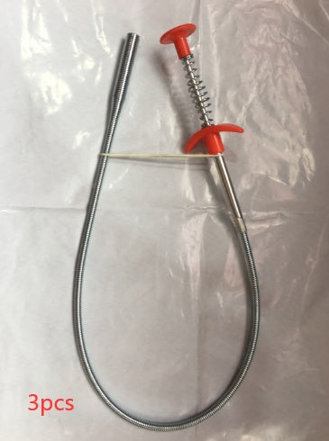Sewer Dredger Spring Pipe Dredging Tool – Drain Clog Remover & Hair Cleaner - product photo 22 of 26