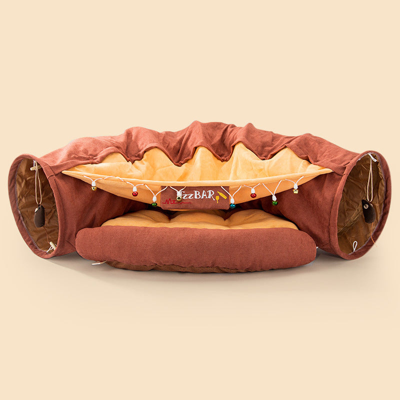 Collapsible fabric cat tunnel – product photo 10