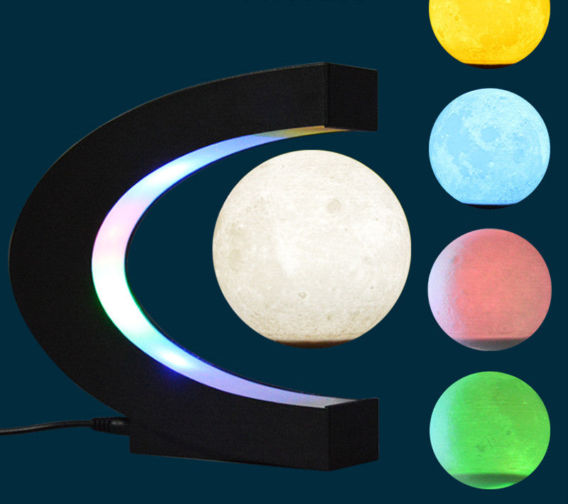 Magnetic Levitation Moon Night Light - photo 1