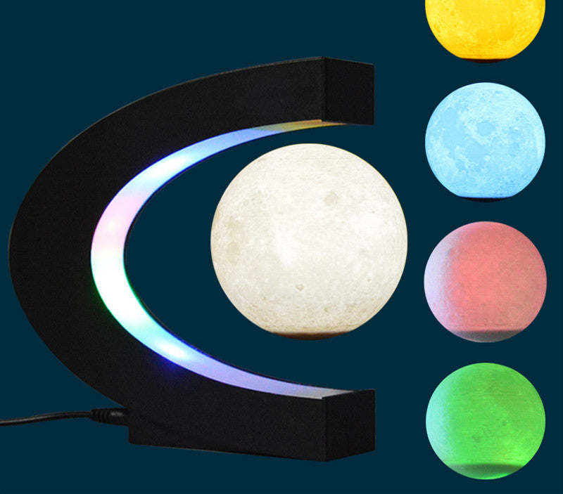 Magnetic Levitation Moon Night Light - photo 2