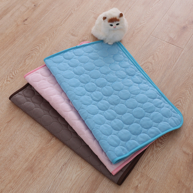 Pet Cooling Mat – Summer Ice Silk Cooling Pad – photo 10 of 13