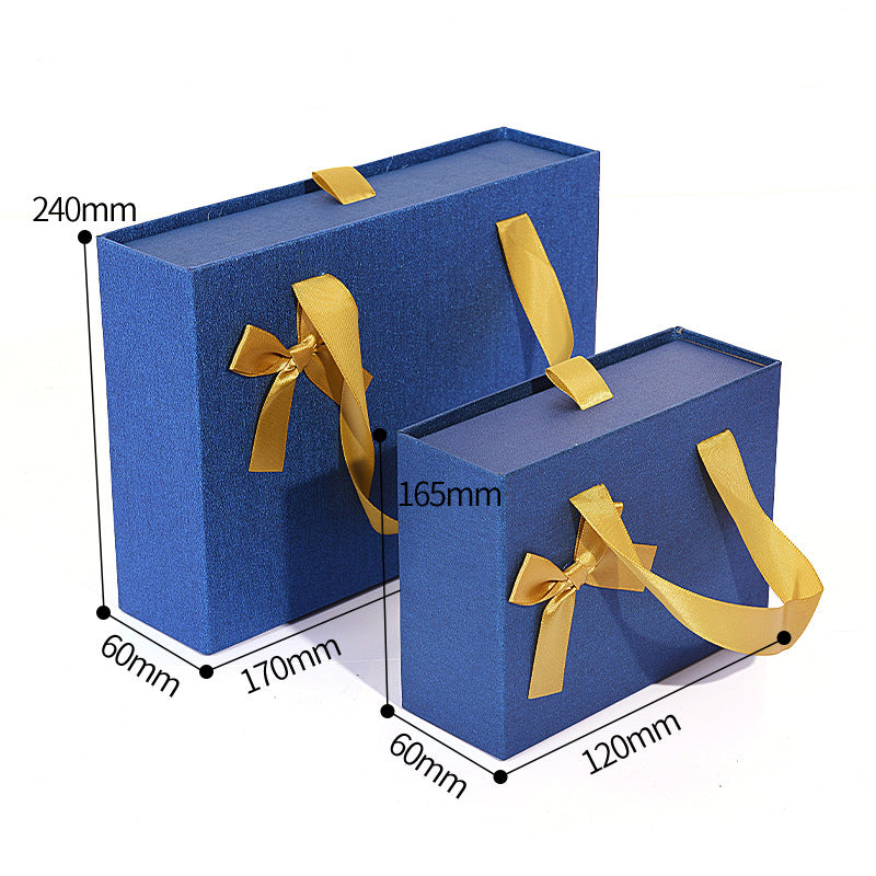 Wedding gift box shown with gift inside