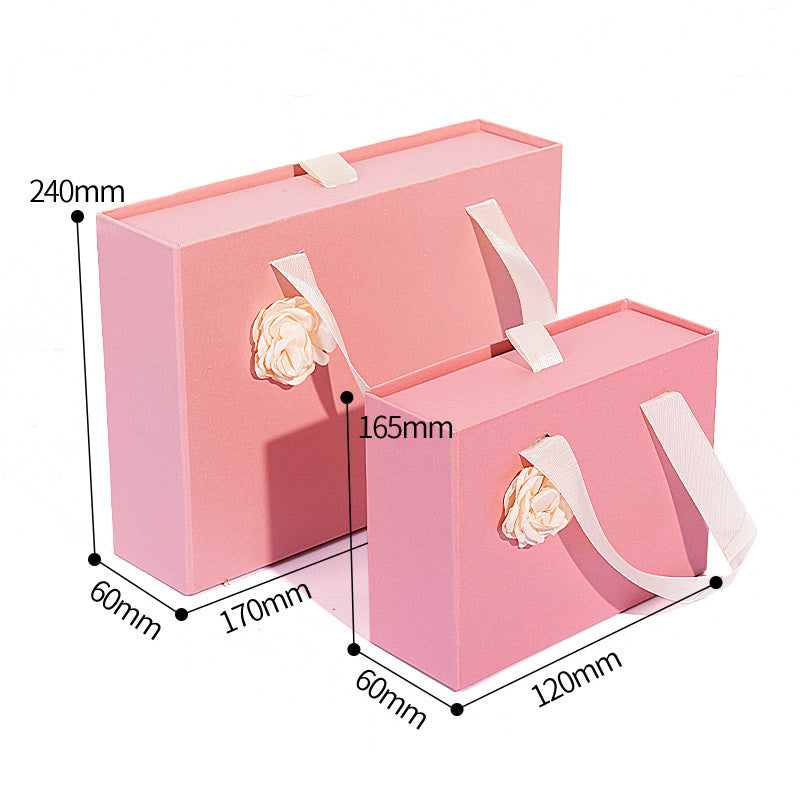 Wedding gift box, top view