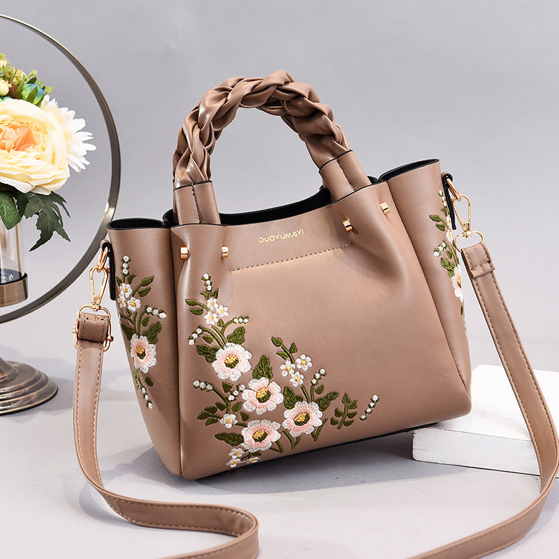 Women's PU Leather Tote Bag - Shoulder Bag - product photo 7 of 8