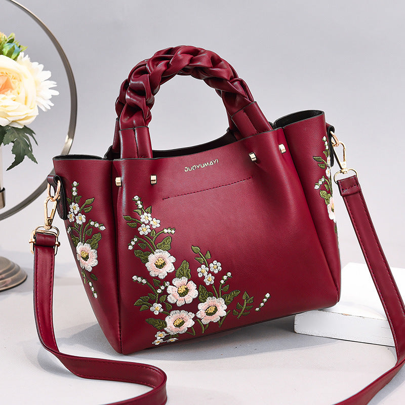 Women's PU Leather Tote Bag - Shoulder Bag - product photo 6 of 8