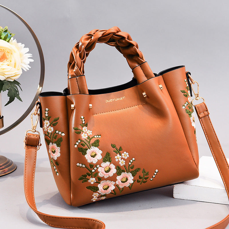 Women's PU Leather Tote Bag - Shoulder Bag - product photo 3 of 8