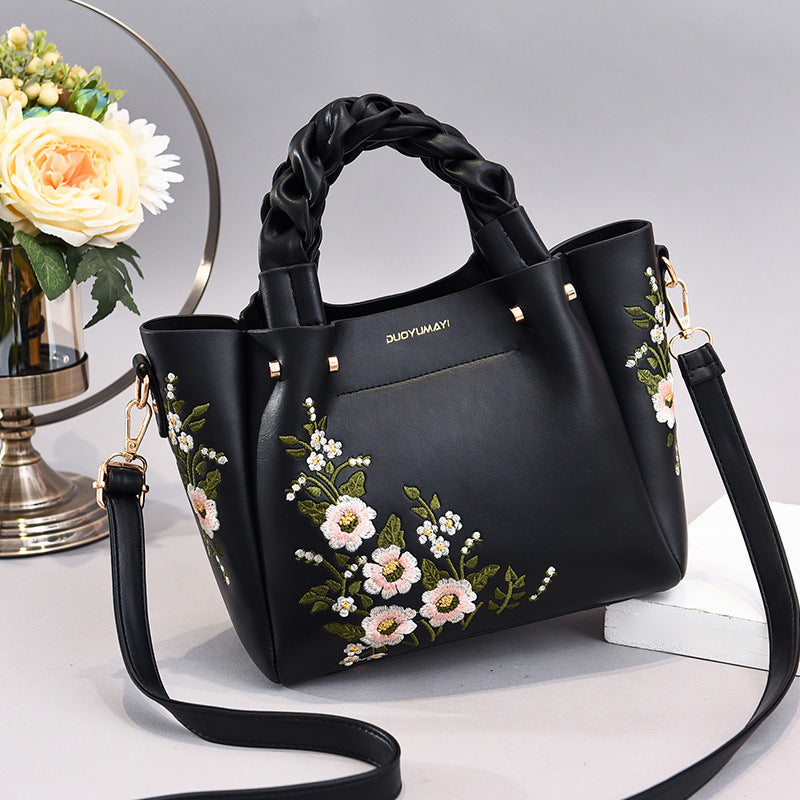 Women's PU Leather Tote Bag - Shoulder Bag - product photo 5 of 8