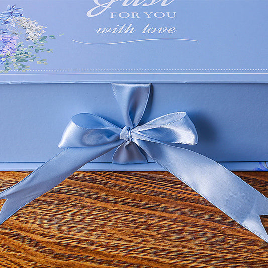 Blue gift box set, small medium and large sizes