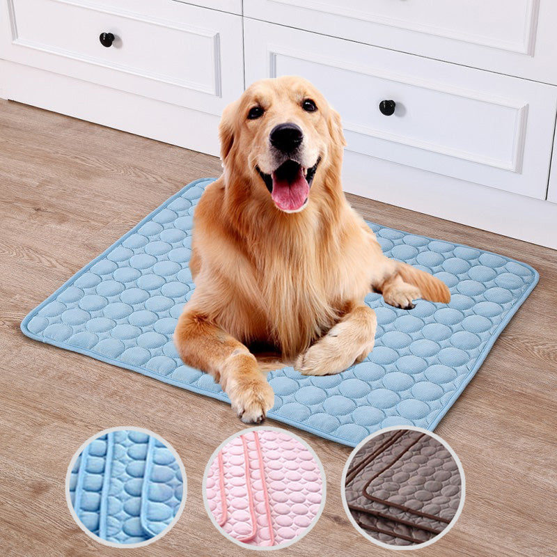 Pet Cooling Mat – Summer Ice Silk Cooling Pad – photo 9 of 13