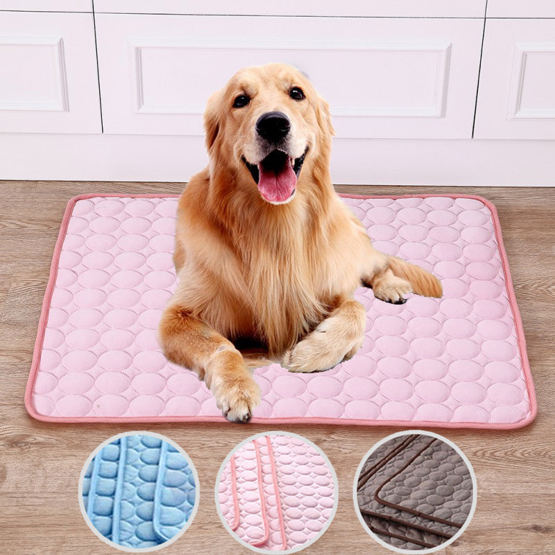 Pet Cooling Mat – Summer Ice Silk Cooling Pad – photo 6 of 13