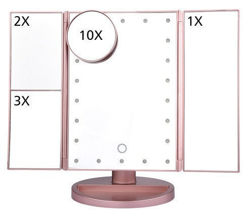 Makeup mirror size dimensions