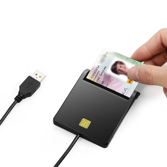 USB Smart Card Reader - ID, SIM, CAC & Bank Card Reader - product photo 1 of 10