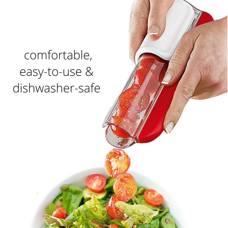 Tomato slicer ergonomic handle grip