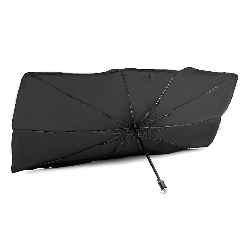 Foldable Car Windshield Sunshade – UV & Heat Blocking Umbrella Cover - product photo 6 of 8