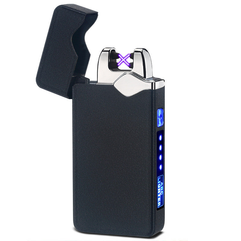 Fingerprint lighter silver ice finish