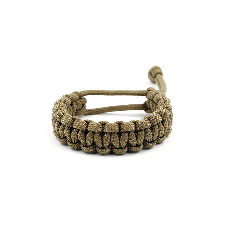 paracord bracelet in army green