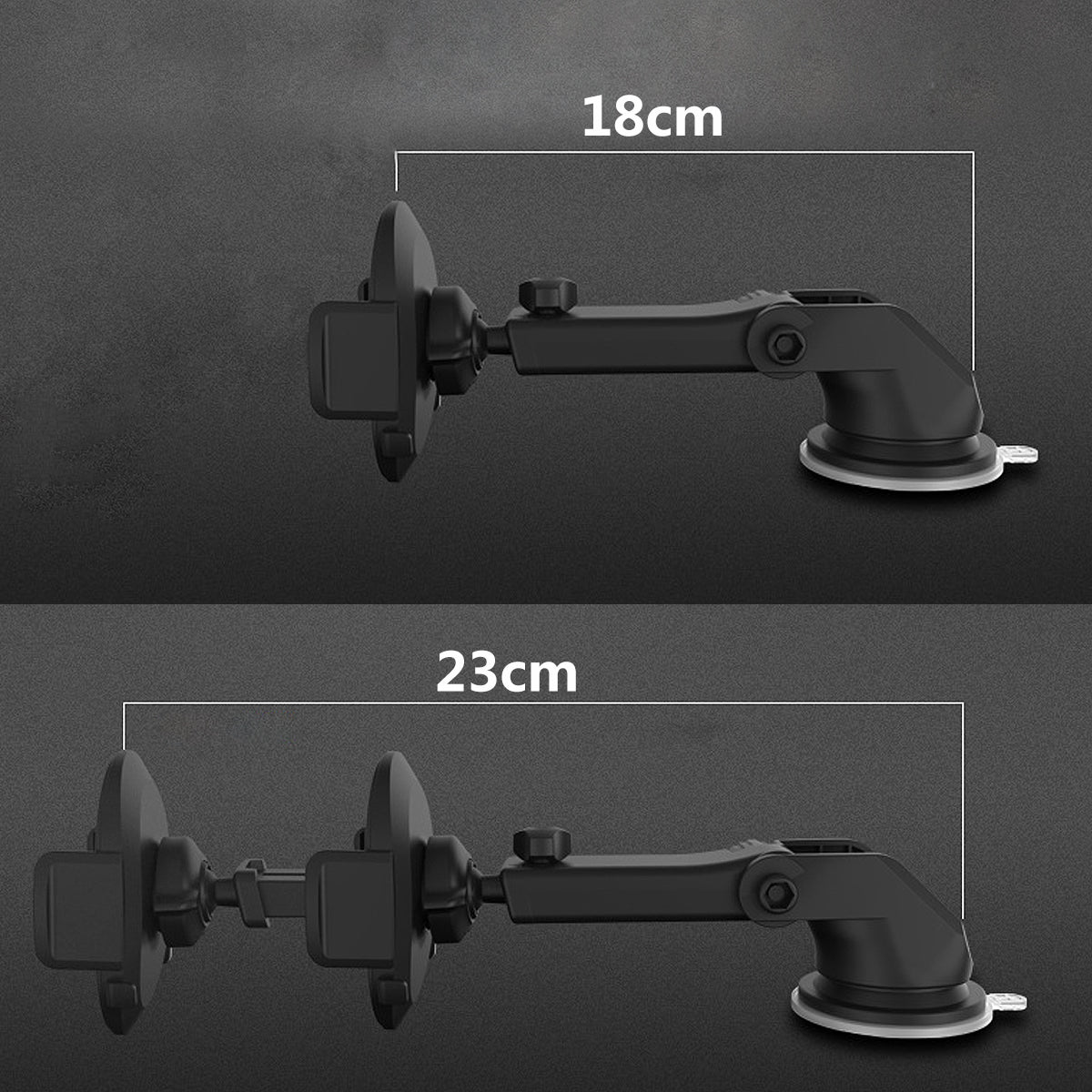 Car Phone Holder – Telescopic Dashboard Suction Cup Mount - product photo 2 of 5