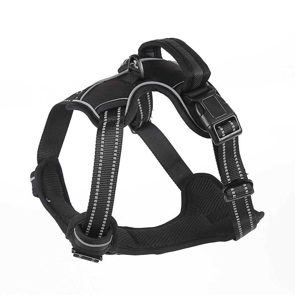 No-Pull Reflective Dog Harness – Breathable Adjustable Pet Vest - product photo 4 of 18