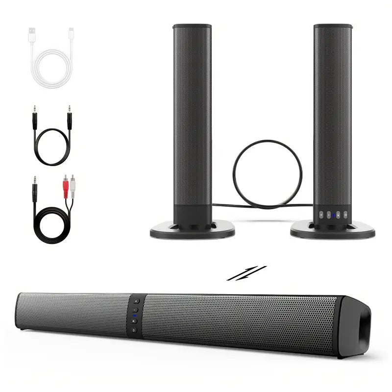 2-in-1 Soundbar & Bluetooth Speaker for Living Room Home Theater - product photo 6 of 6