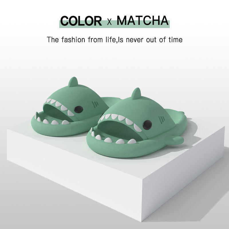 Cartoon Shark Slippers - Soft Non-Slip Slippers - product photo 19 of 20