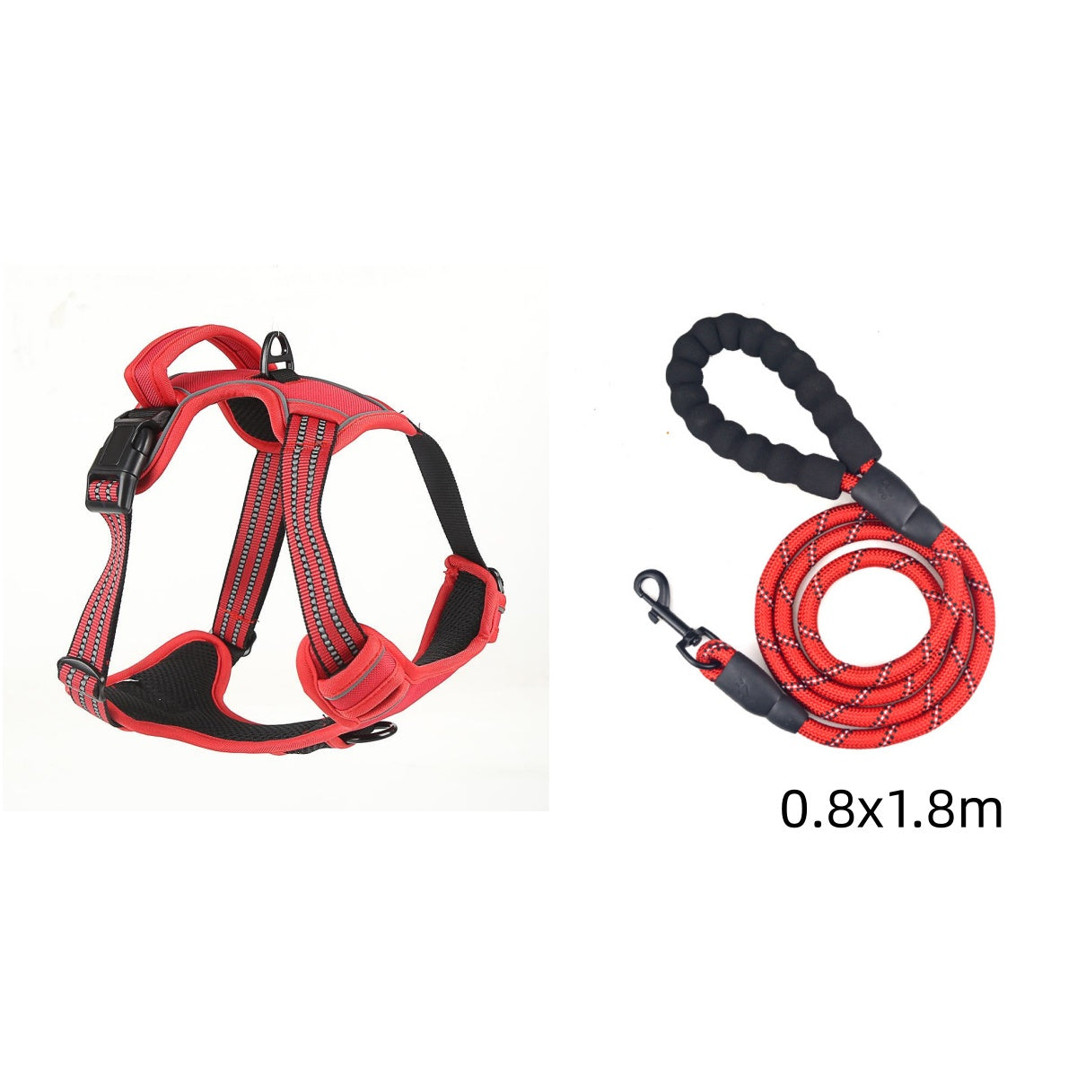No-Pull Reflective Dog Harness – Breathable Adjustable Pet Vest - product photo 7 of 18
