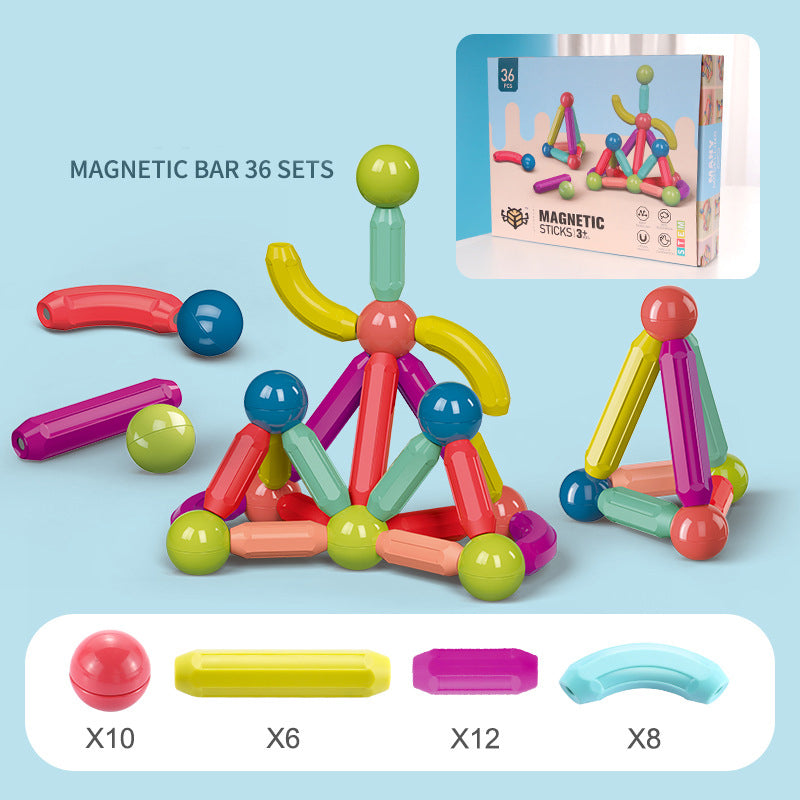Magnetic Building Blocks Set – Educational STEM Toy for Kids - product photo 3 of 8