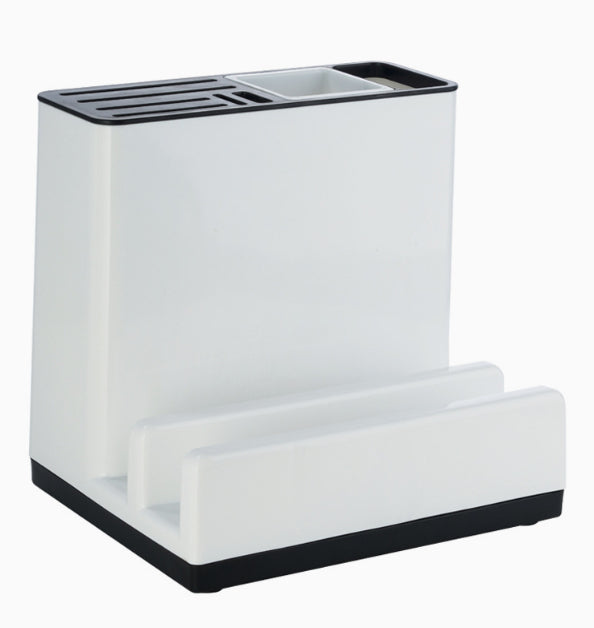 Tableware & Knife Storage Rack – Plastic Kitchen Organizer – photo 2 of 7
