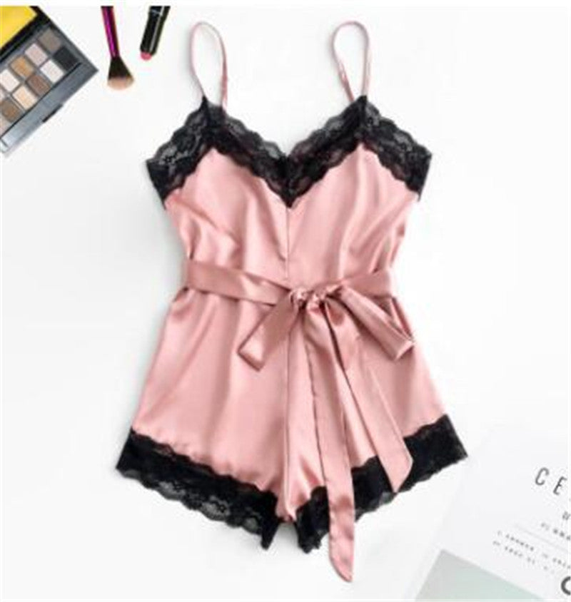 Women's Satin Pajama Set – 2-Piece Loungewear - product photo 5 of 5