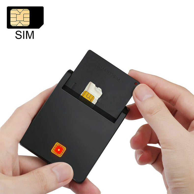 USB Smart Card Reader - ID, SIM, CAC & Bank Card Reader - product photo 3 of 10