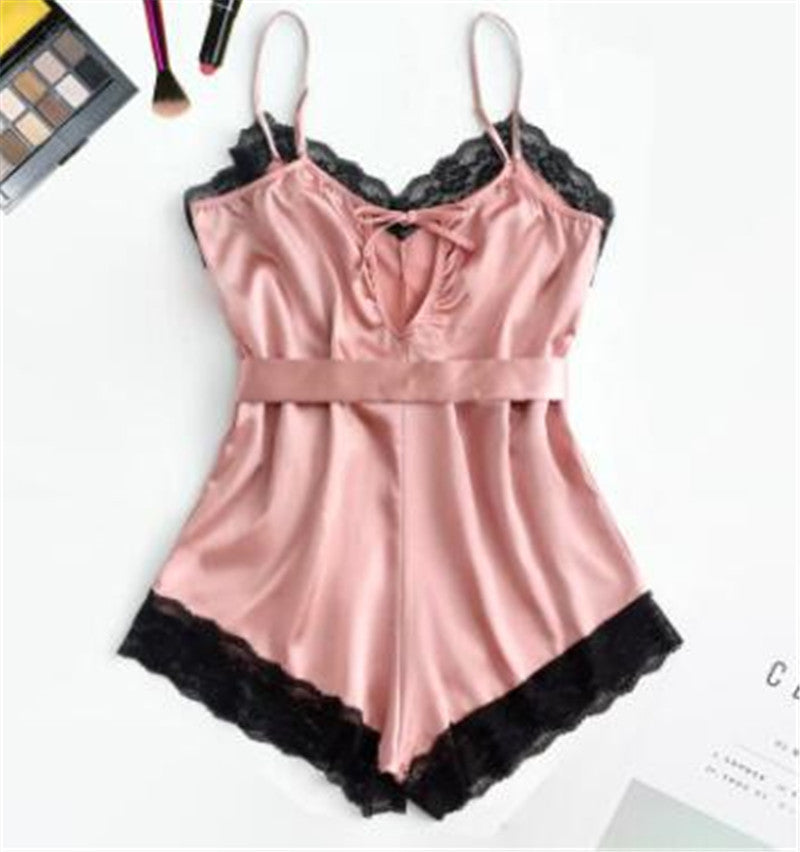 Women's Satin Pajama Set – 2-Piece Loungewear - product photo 1 of 5
