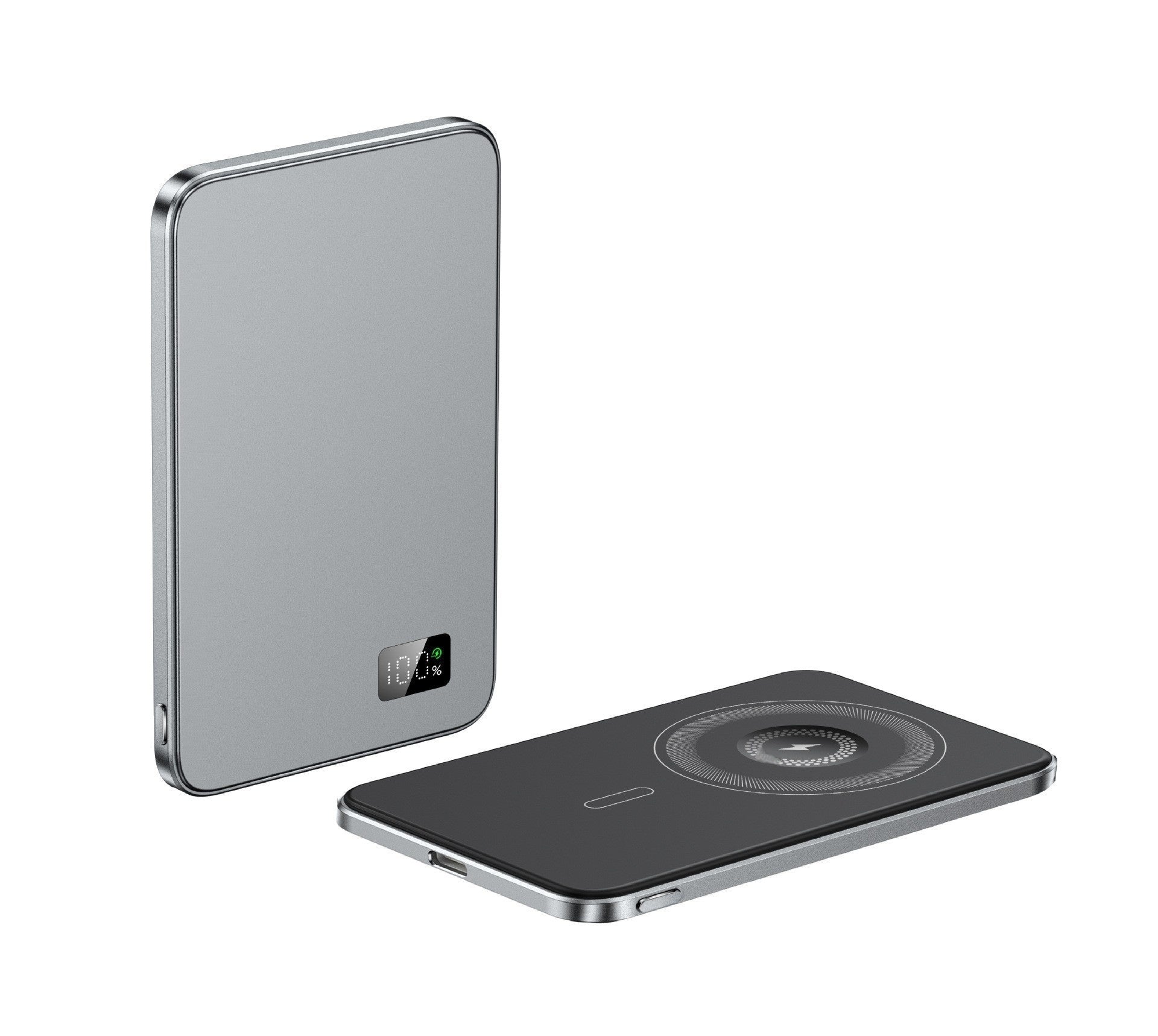 3-in-1 MagSafe-compatible magnetic wireless power bank – magnetic attachment detail