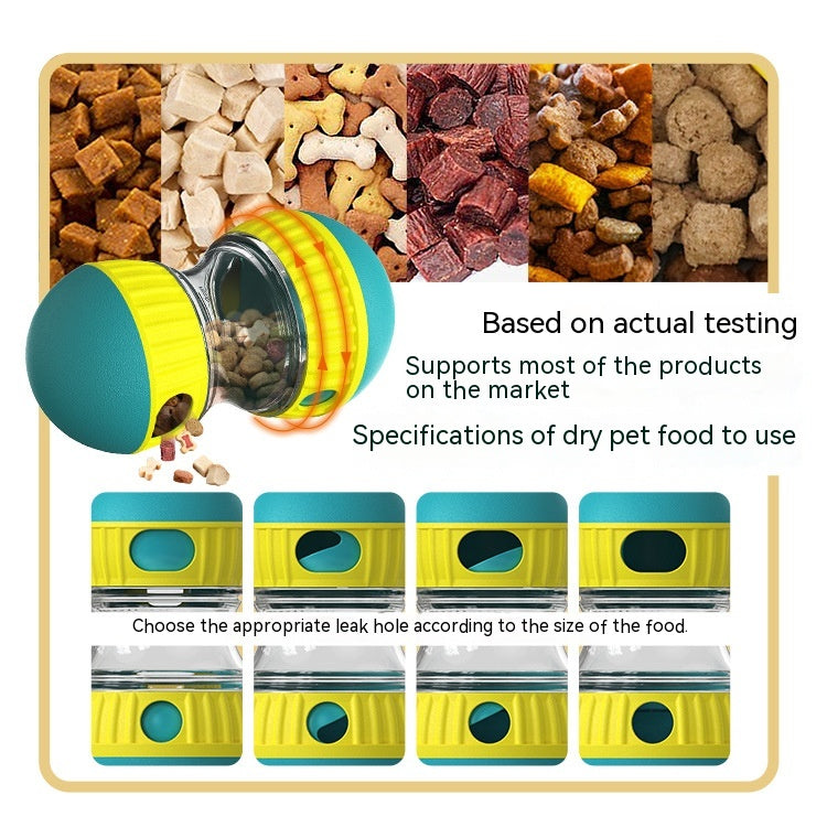 Dog slow feeder toy adjustable opening