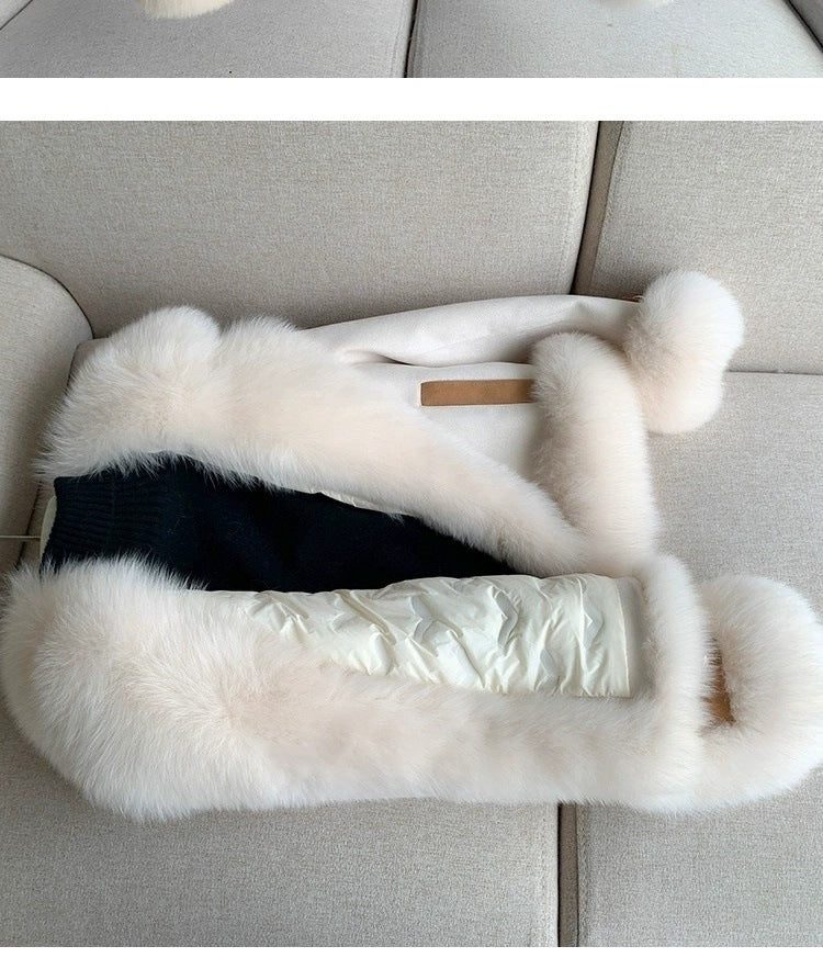Size chart for women's faux fur coat