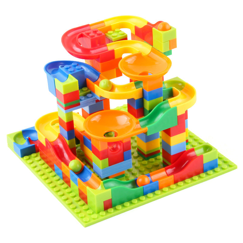 building block slide set packaging back