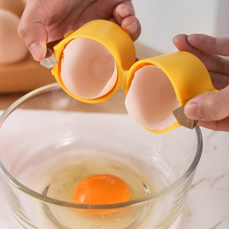 Egg cracker and separator tool, 1pcs 2pcs and 3pcs pack options