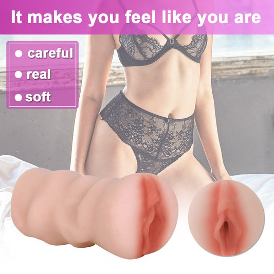 Realistic soft TPR stroker cup for men
