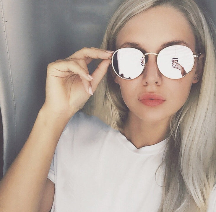 Women's Retro Sunglasses – Vintage-Inspired Metal Frame – photo 6 of 20