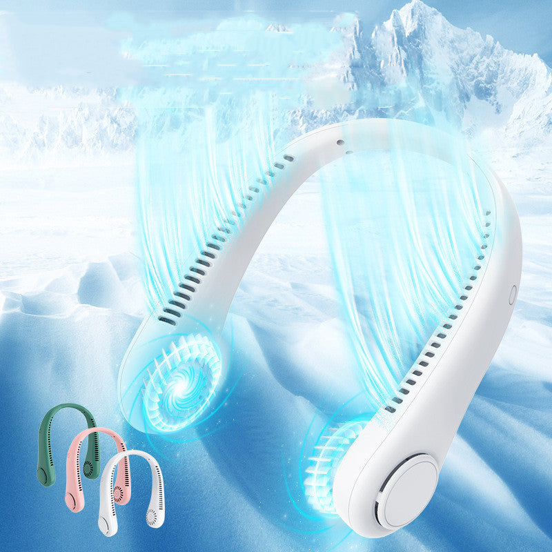 Rechargeable Bladeless Neck Fan – Hands-Free Portable USB Fan – photo 5 of 8