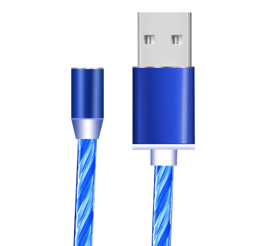 Magnetic LED Flowing Light Charging Cable – iPhone, Android & USB-C - product photo 8 of 16