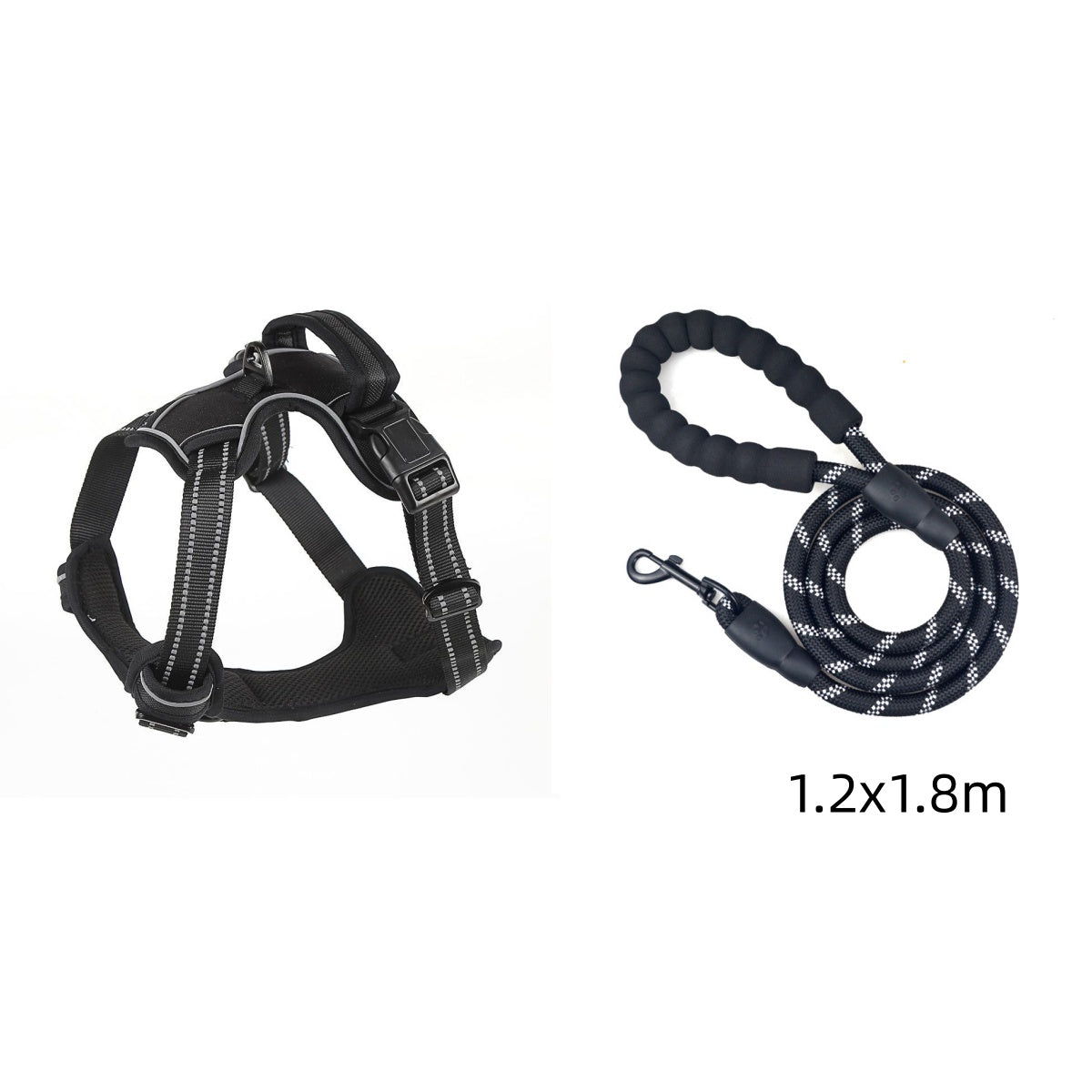 No-Pull Reflective Dog Harness – Breathable Adjustable Pet Vest - product photo 11 of 18