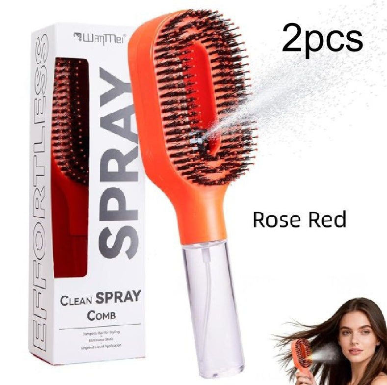 Detangling spray comb shown in Black color option